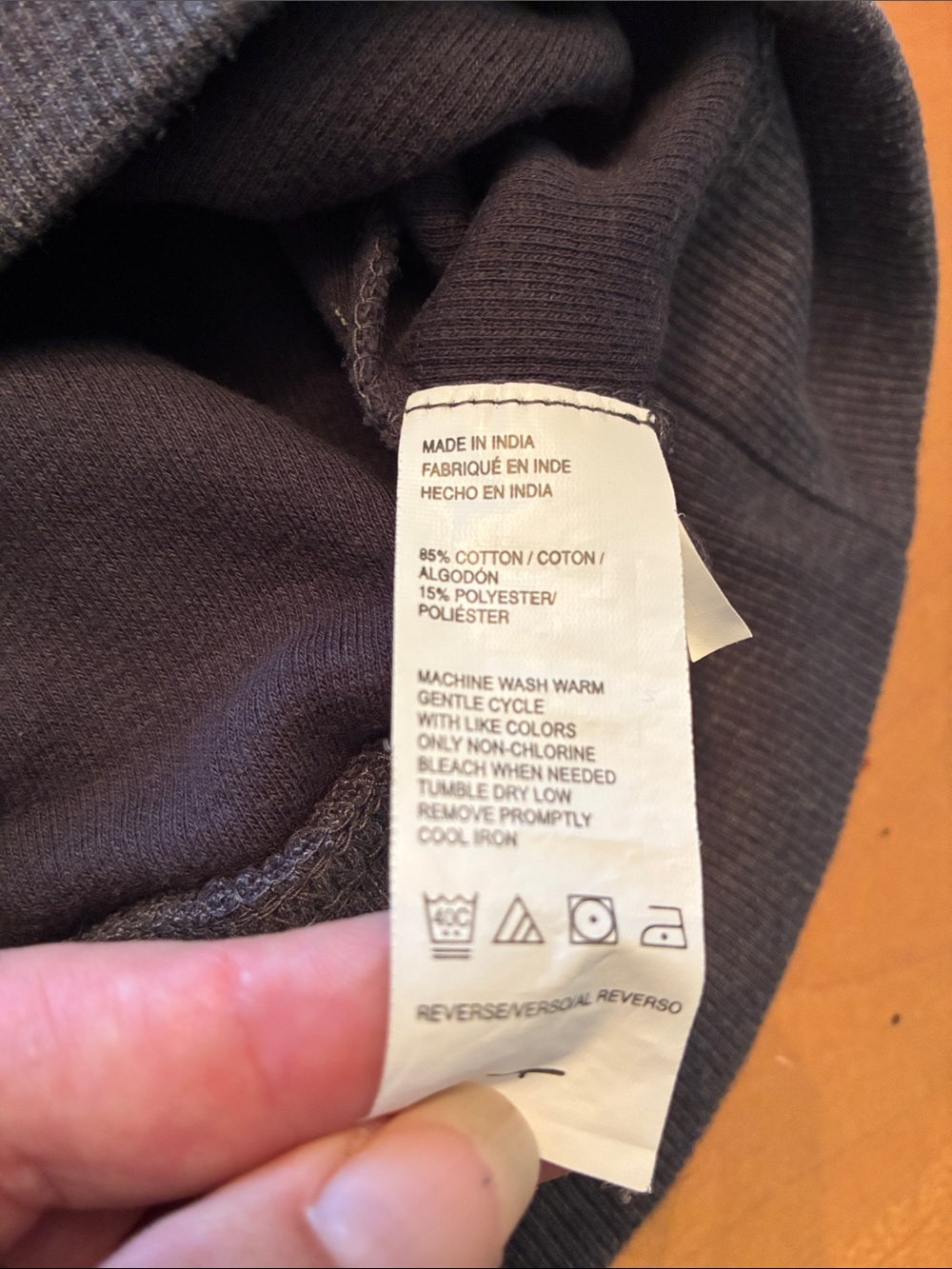 VAN HEUSEN EUC Men's Quarter-Zip Pullover Long-Sleeve Sweater, Charcoal Size XL. - Picture 4 of 9